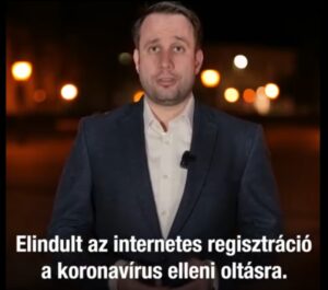Már lehet a koronavírus elleni oltásra regisztrálni az interneten