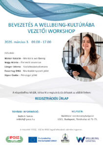 BEVEZETÉS A WELLBEING-KULTÚRÁBA