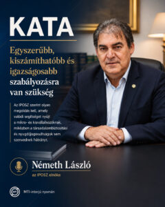 IPOSZ: a kata adónem széleskörű elérhetősége a vállalkozók munkalehetőségét növelné